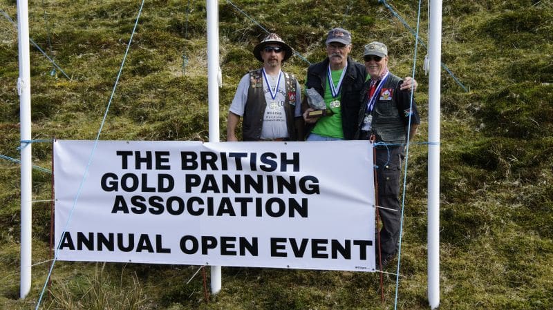 Britische und Schottische Open Event Goldwasch-Meisterschaft in Wanlockhead 2015